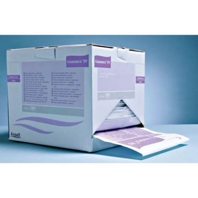 Перчатки латексные хирургические стерильные неопудренные Gammex PF (1 пара)