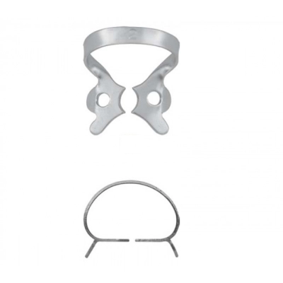 Кламп для малых премоляров и центральных № 0 (1 шт.)