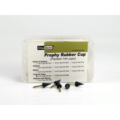 Полиры Prophy Rubber Cup Umbrella Shape (144 шт.)