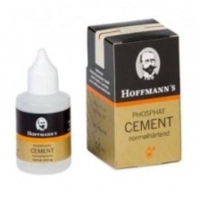 Цемент цинк-фосфатный нормального отверждения Hoffmann's Phosphate Cement Normal (фиксирующая жидкость 40 мл)