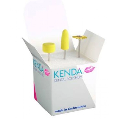 Дентальные полиры для окончательной полировки пластмассы Yellow Line