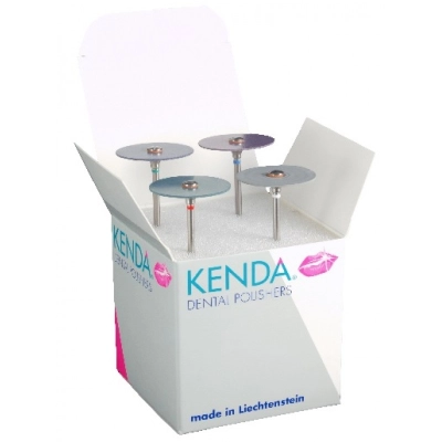 Набор для дентальной полировки оксида циркония и пресс-керамики 4-шаговая система с алмазной крошкой High End