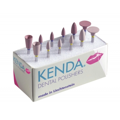 Набор полиров для всех видов керамики и оксида циркония Kenda All Ceramic (12 шт.)