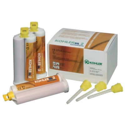 Материал корригирующий поливинилсилоксановый Kohlersil 2 superhudrophilic (3 шт. по 50 мл)