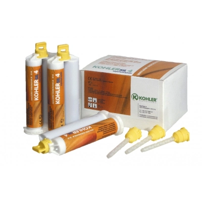 Материал корригирующий поливинилсилоксановый Kohlersil 4 superhudrophilic (3 шт. по 50 мл)