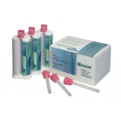 Материал поливинилсилоксановый для регистрации прикуса Kohler register (3 шт. по 50 мл)