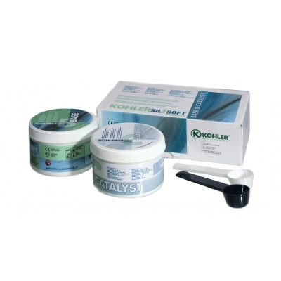 Материал слепочный поливинилсилоксановый Kohlersil soft (2 шт. по 300 мл)