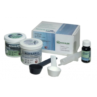 Материал слепочный поливинилсилоксановый для формирования функционального края протеза Kohlersil function (2 шт. по 104 мл)