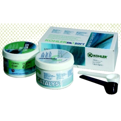 Материал слепочный поливинилсилоксановый мягкий Kohlersil 1 superhudrophilic (2 шт. по 300 мл)