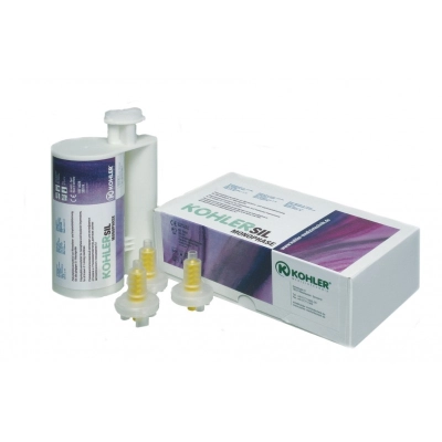 Материал слепочный поливинилсилоксановый точный для слепков имплантов и мнофазных оттисков Kohlersil monophase (1 шт. 380 мл)