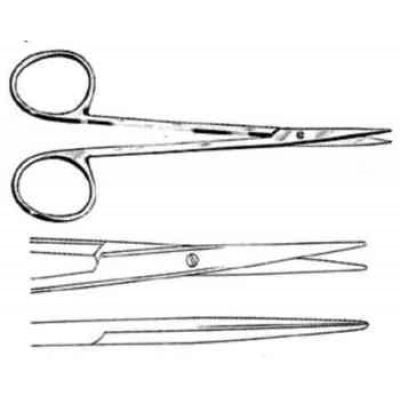 Ножницы хирургические прямые 11 см