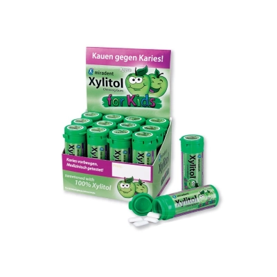 Резинка жевательная детская с ксилитом Xylitol Kid`s Gum (тубы 12 шт.)