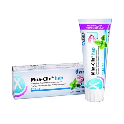 Паста полировочная с гидроксиапатитом и ксилитом Mira-Clin hap (75 мл)