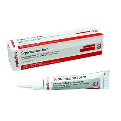 Паста для использования в эндодонтии Septomixine (7,5 г)