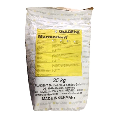 Гипс Marmodent, 3 класс, зеленый, 25 кг
