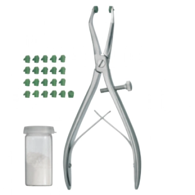 Коронкосниматель с запасными щечками и адгезивный порошок 1113/1-3