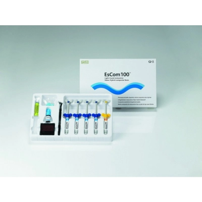 Материал композитный наногибридный светополимеризующийся Escom 100 Kit (малый набор)
