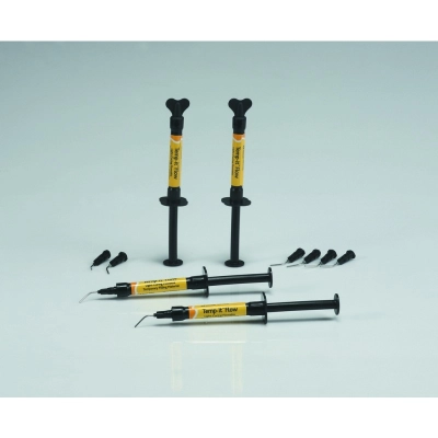 Материал пломбировочный временный светоотверждаемый Temp it flow (4 шприца по 1,2 мл)