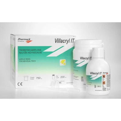 Пластмасса для изготовления временных коронок и мостов Villacryl IT