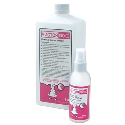 Антисептик кожный для рук Чистея Люкс (1 л)