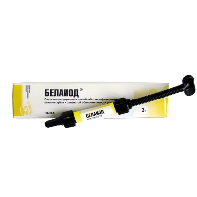 Паста антисептическая йодосодержащая Белаиод (3 г)