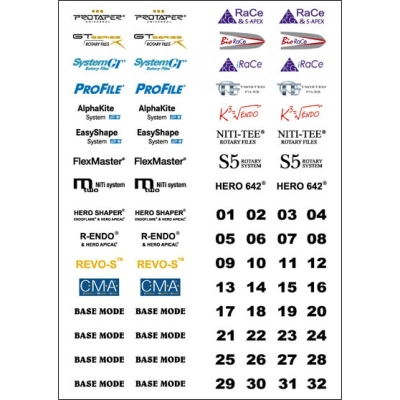 Стерилизуемые наклейки на картриджи