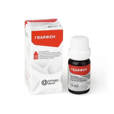 Материал для антисептической обработки корневых каналов Гваяфен (13 мл)